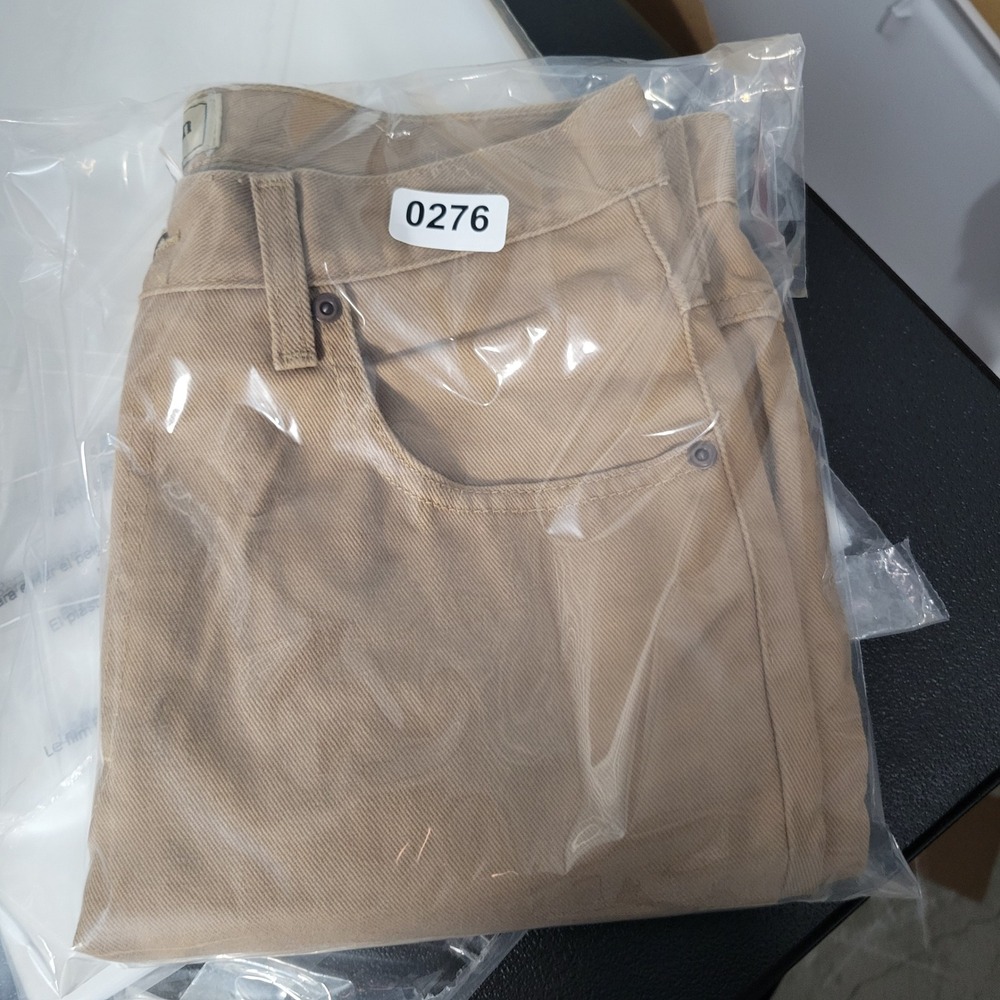 LL Bean Classic Fit Pants Mens 30x29 Khaki Tan 100% Cotton Straight Leg Twill - Picture 14 of 14